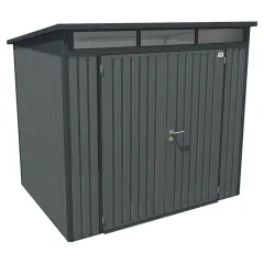 Grey 8ft x 6ft Hixon Pent Shed