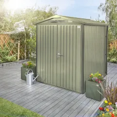 Green 8ft x 6ft Alton Shed