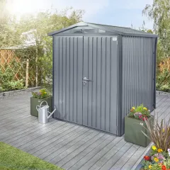 Grey 8ft x 6ft Alton Shed